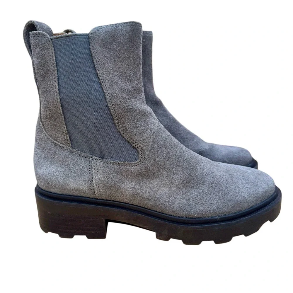 Madewell‎ Wycoff Chelsea Logan's Boot. Smoked Graphite Gray, Women's 7, EC